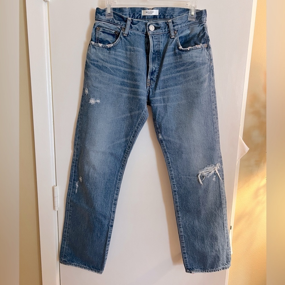 Moussy straight leg jeans